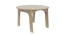 Keukenhof bso tafel rond 90 cm grey craft oak Kinderopvang Kinderdagverblijfinrichting